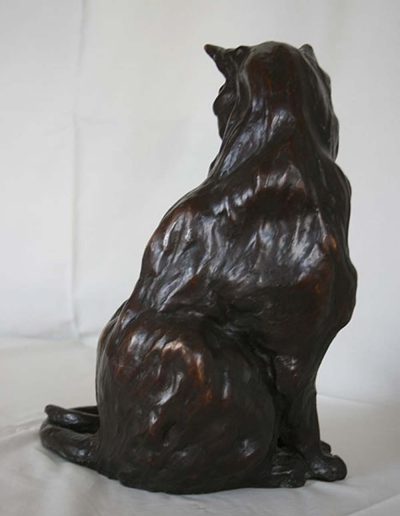Bronze Statue of a Cat