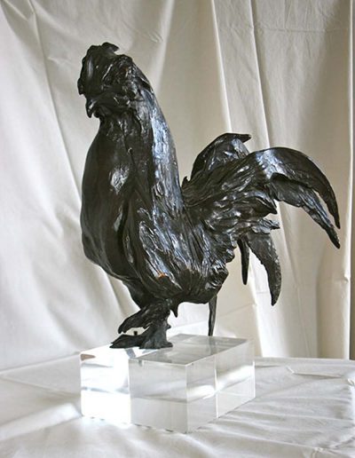 Bronze Statue of a Cockerel