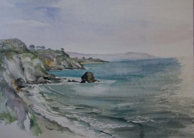 Cornish Beach Watercolour