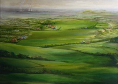 Oxfordshire Landscape Oil Painting